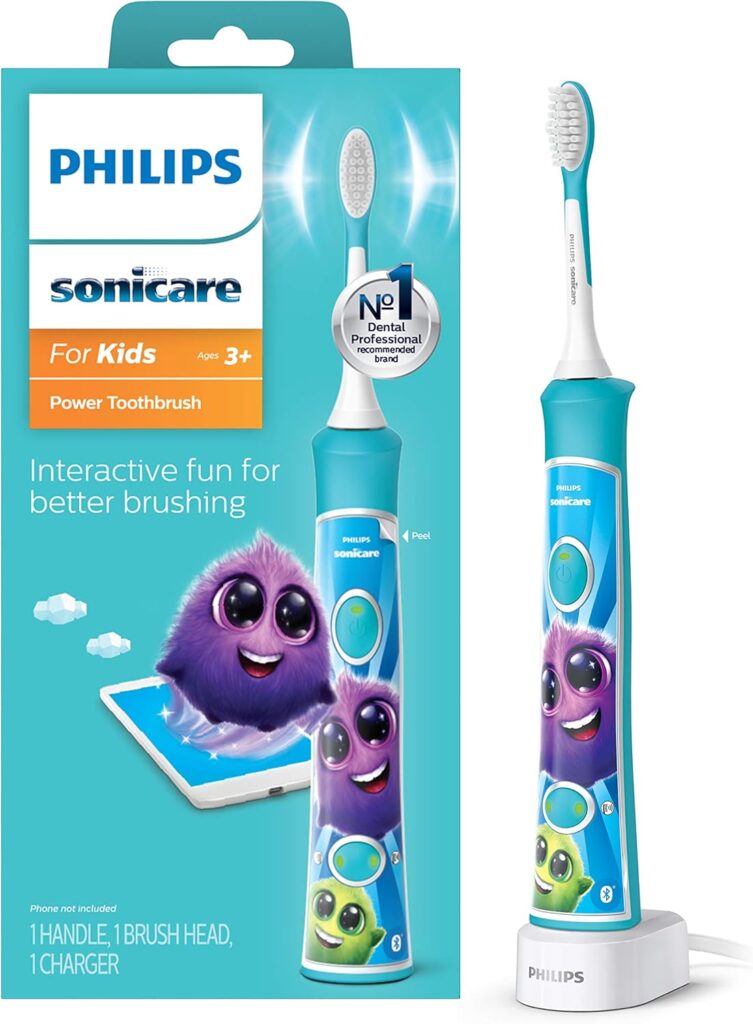 Philips Sonicare for Kids Electric Power Toothbrush – Best for Families Kids Travel