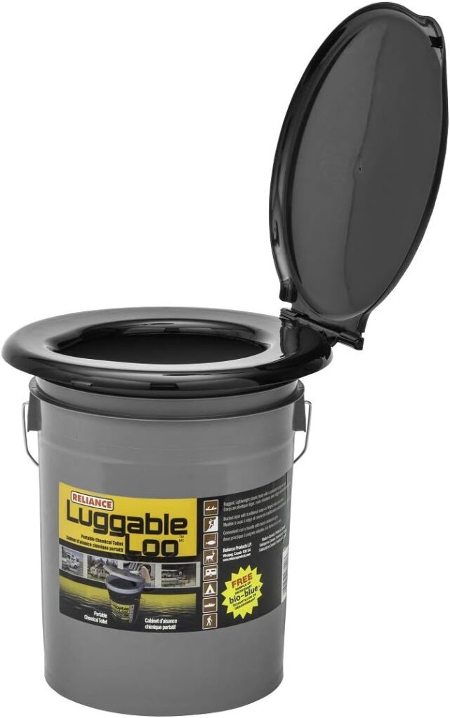 Reliance Luggable Loo (5-Gal Bucket Throne) – Indestructible & Cheap