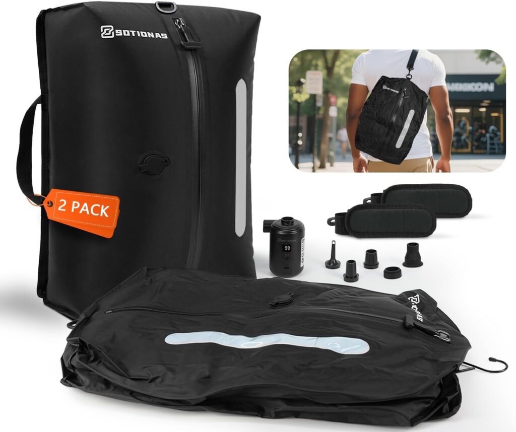 SOTIONAS Vacuum Seal Bags — Waterproof with Shoulder Strap