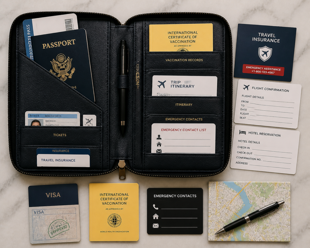 Travel Documents and Essentials