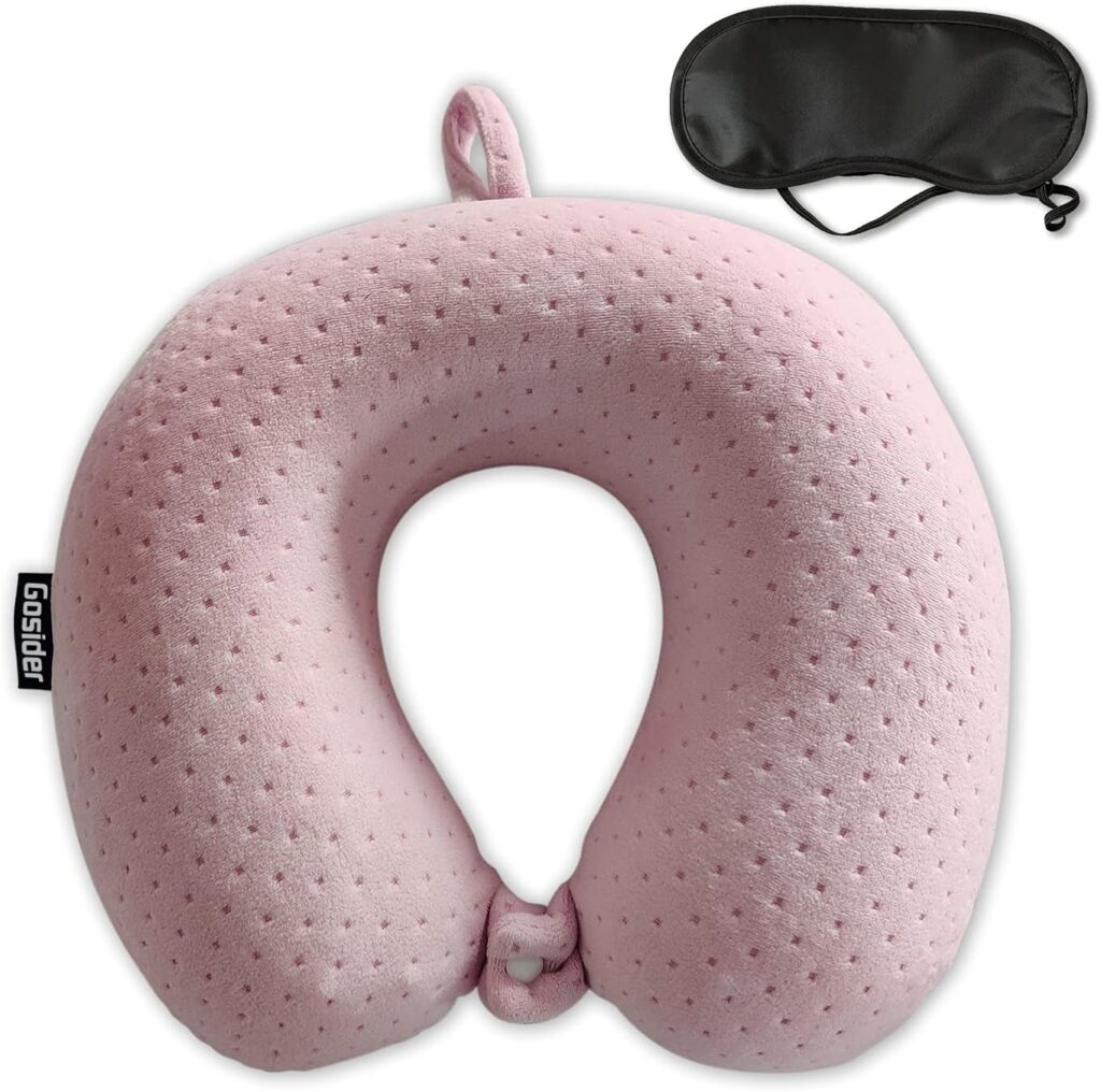 Travel U-Shape Memory Foam Neck Pillow for Sleeping
