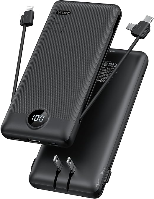 VRURC 10,000MAH ALL-IN-ONE TRAVEL POWER