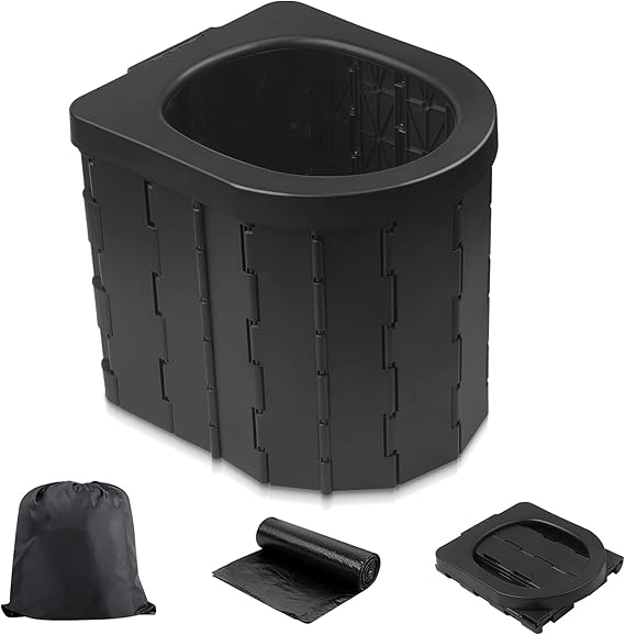 Zinyeme Portable Toilet – Foldable, All-Purpose Solution