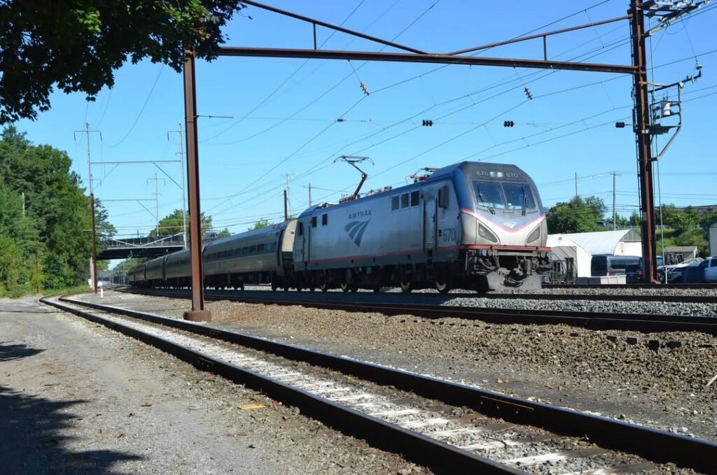 Amtrak Keystone Service train