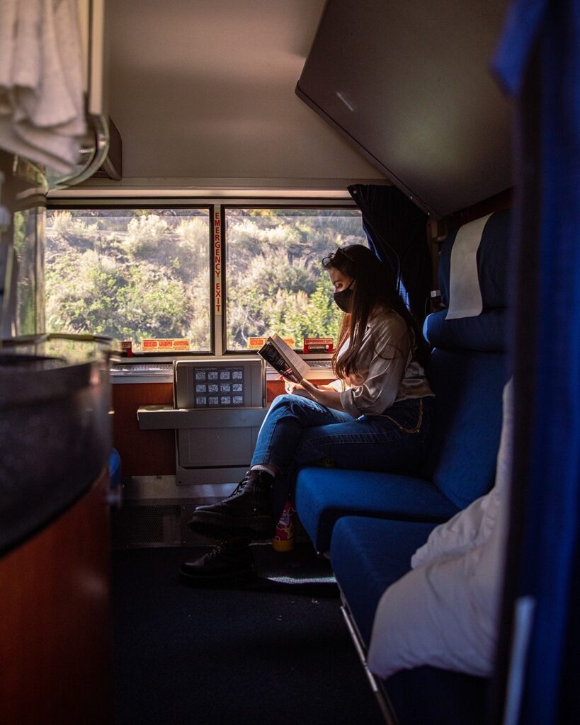 Amtrak Train private room