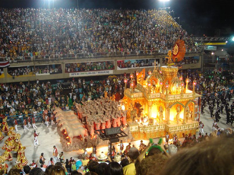 Dance at the Carnival in Rio, Brazil