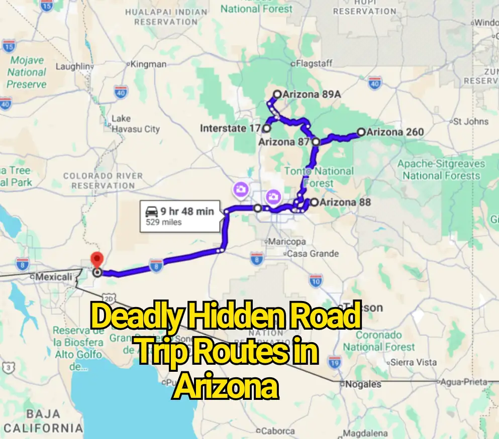 Deadly Hidden Road Trips Routes in Arizona