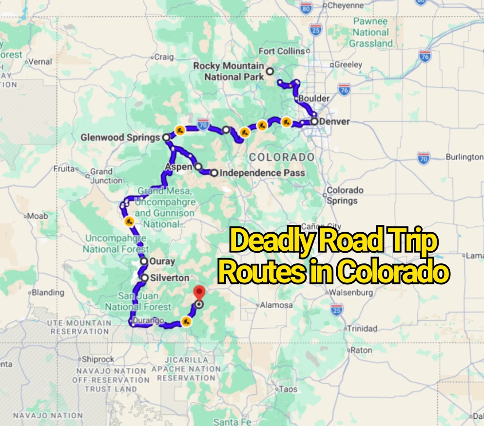 Deadly Road Trip Routes in Colorado