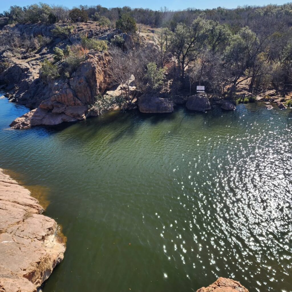 Devil’s Waterhole at Inks Lake State Park