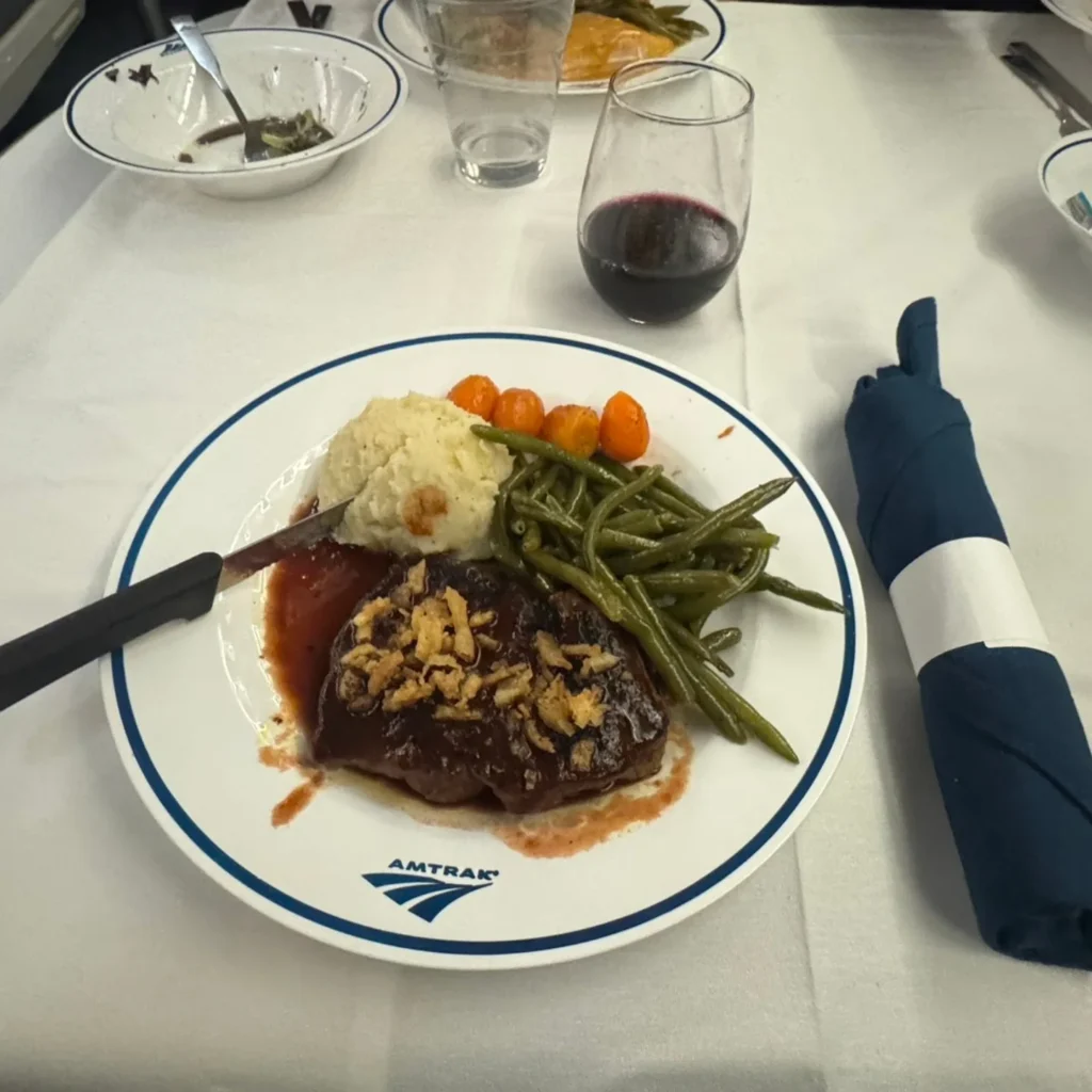 Dining Onboard the Empire Builder