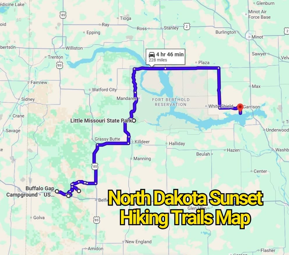 Don’t Miss These North Dakota Sunset Hiking Trails Map That Feel Almost Unreal