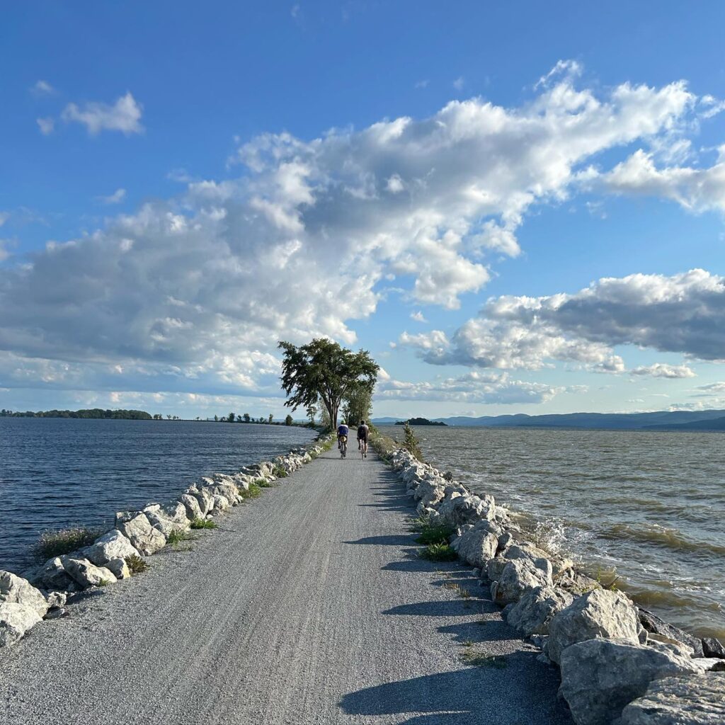 Lake Champlain from the Colchester Causeway