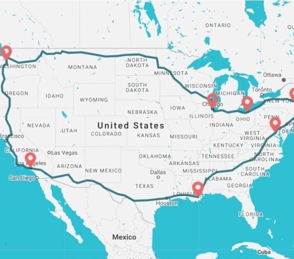 Loop Across America by Train Through 27 States for Just $953—The Ultimate U.S. Train Adventure From Boston to California