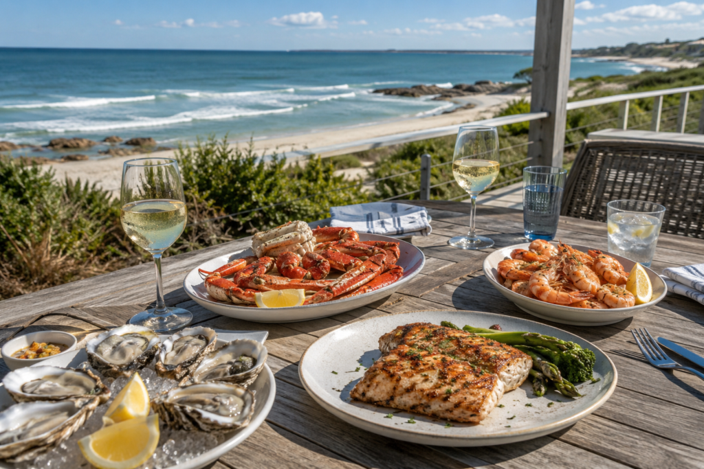 Lunch at the Shore Fresh Seafood & Ocean Views