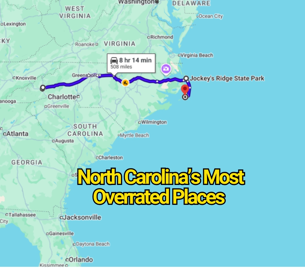 North Carolina’s Most Overrated Places