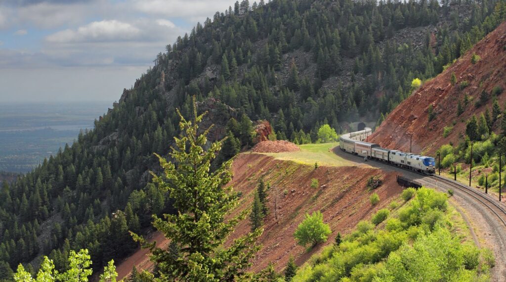 Rocky Mountains train journey