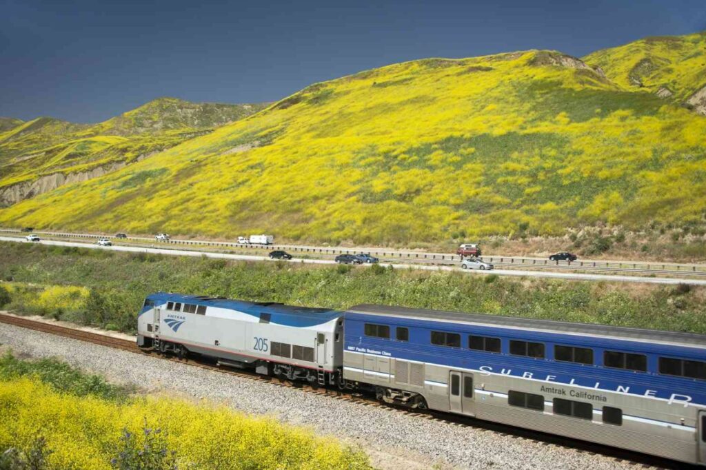 Train Travel in California