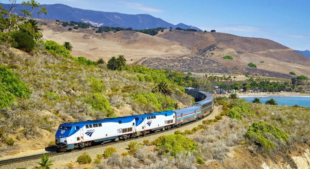 Florida to California rail journey