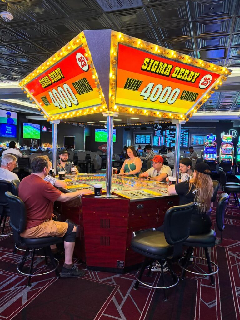 Sigma Derby Bet Quarters on Tiny Racing Horses