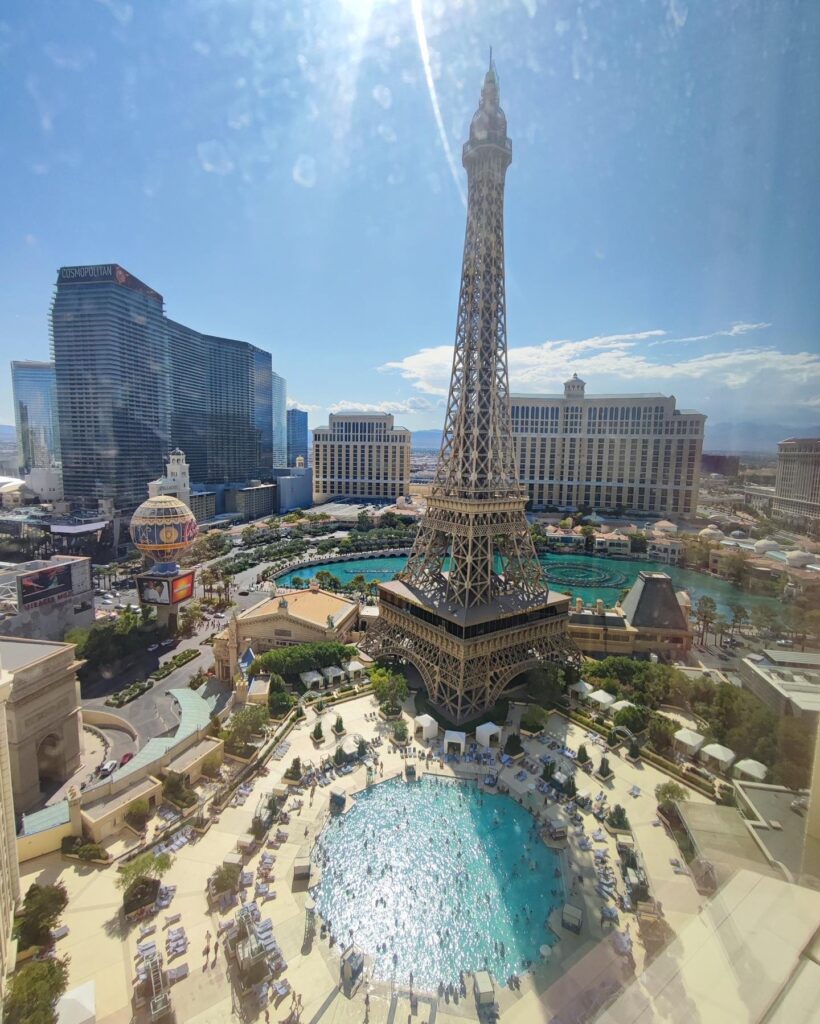 Stop 1: Paris Las Vegas & Eiffel Tower View