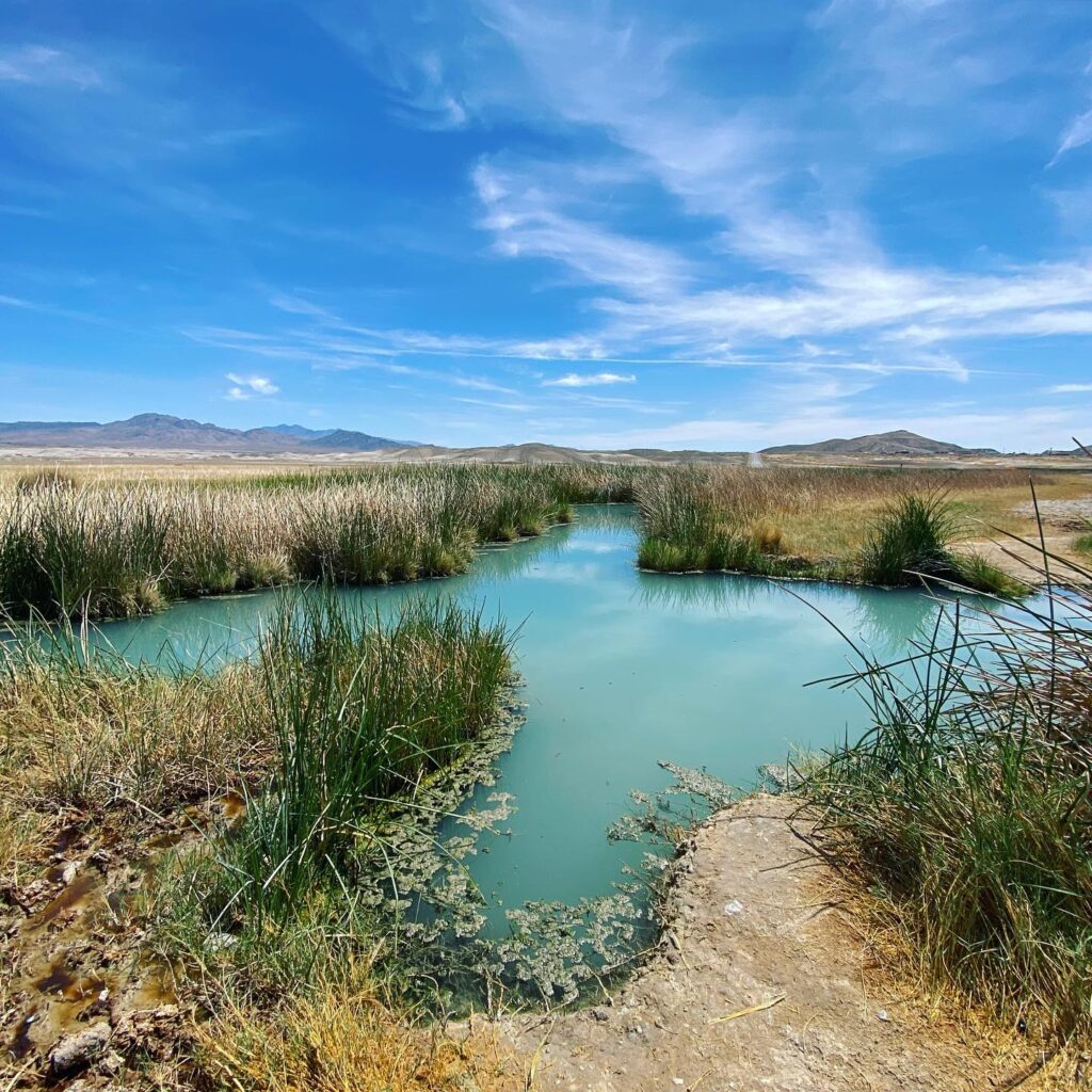 Tecopa Hot Springs and Quiet Mojave Desert Scenery