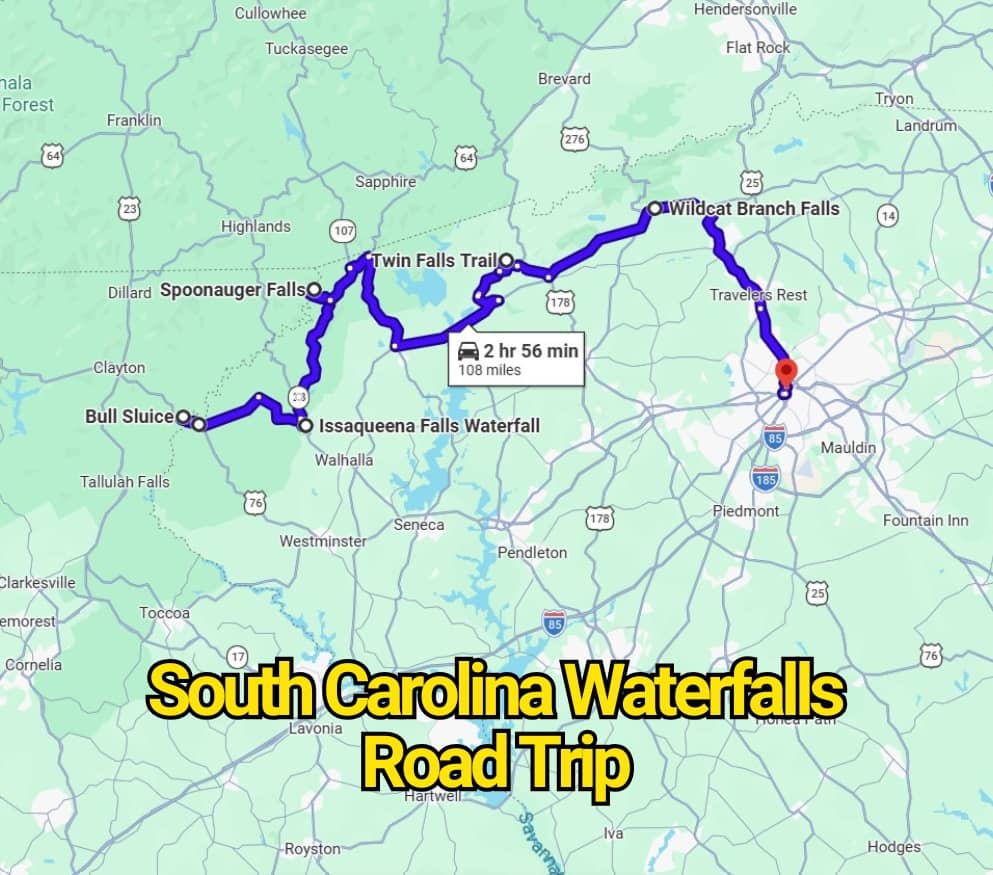 The $0 Scenic South Carolina Waterfalls Road Trip Before Everyone Else Finds Out