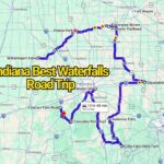 The Best Waterfalls Road Trip Map in Indiana That Only Locals Know About and Every Explorer Should See