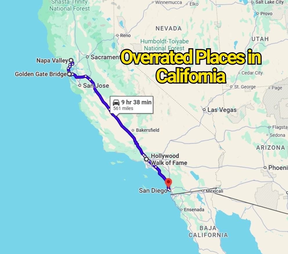 The Most Overrated Places in California That Don’t Live Up to the Hype