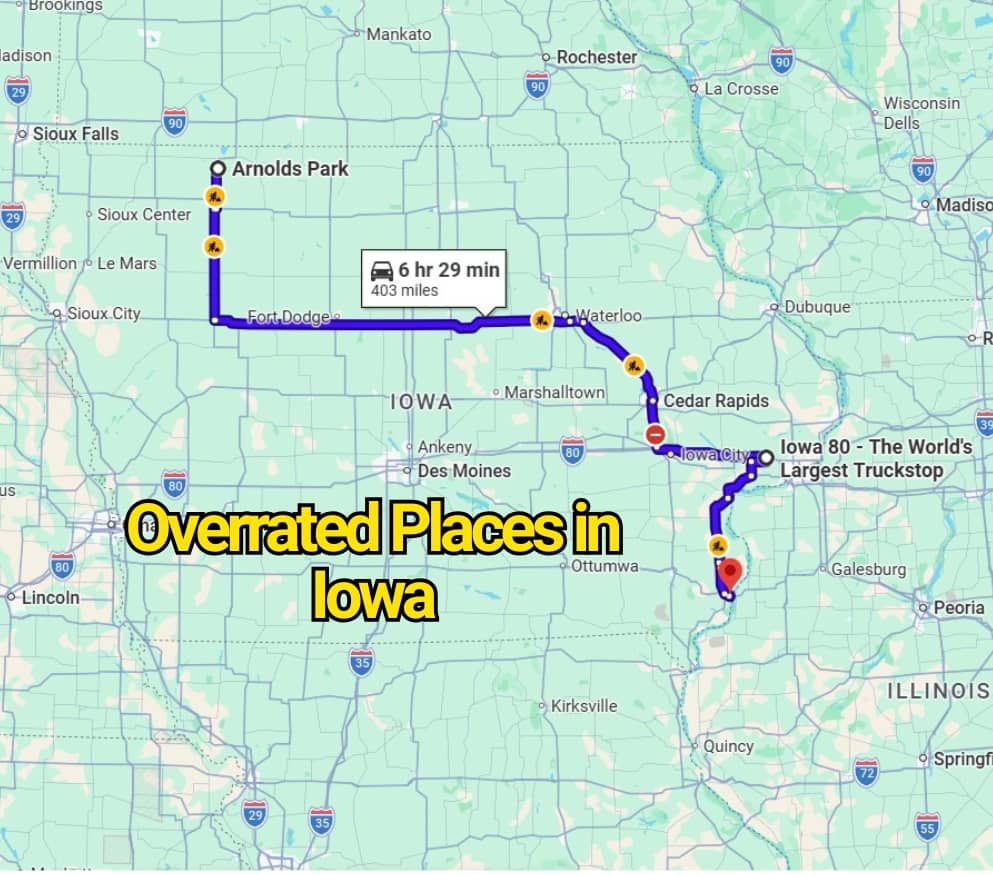 The Most Overrated Places in Iowa That Don’t Live Up to the Hype
