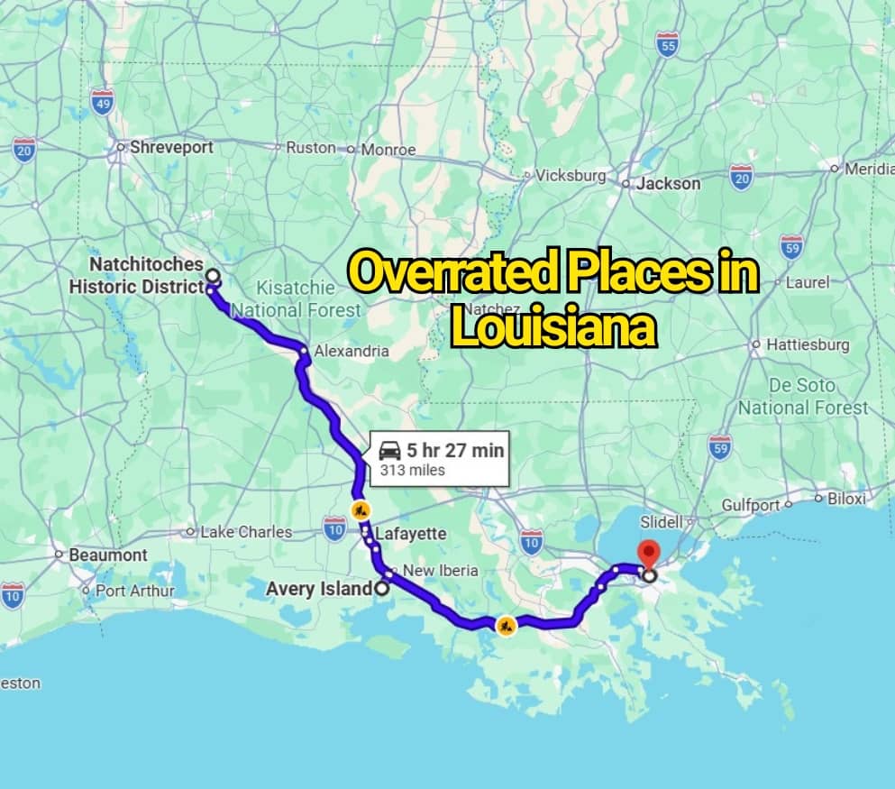 The Most Overrated Places in Louisiana That Don’t Live Up to the Hype