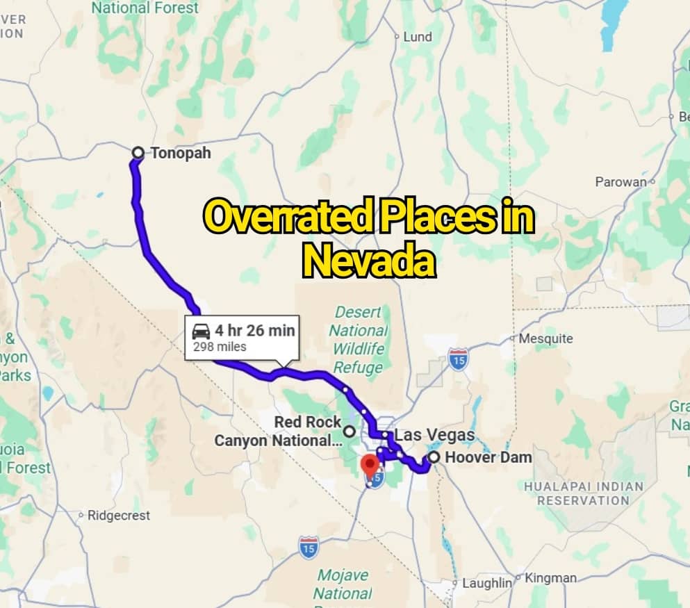 The Most Overrated Places in Nevada That Don’t Live Up to the Hype