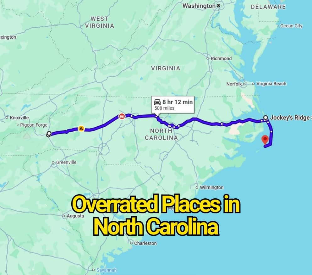 The Most Overrated Places in North Carolina That Don’t Live Up to the Hype