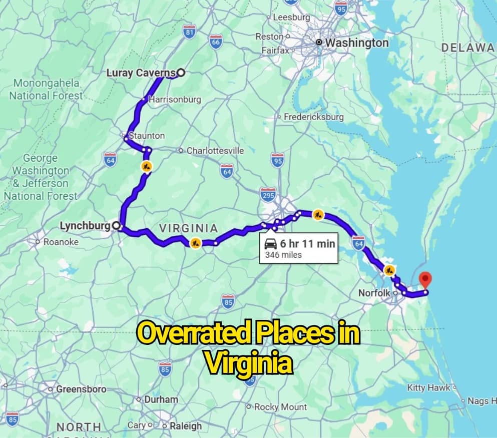 The Most Overrated Places in Virginia That Don’t Live Up to the Hype