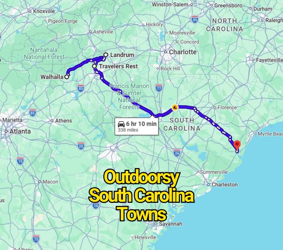 The Outdoorsy South Carolina Towns Everyone Is Raving About