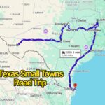 The Texas Small Towns Road Trip Map Locals Hope Stays Off Tourists’ Radar