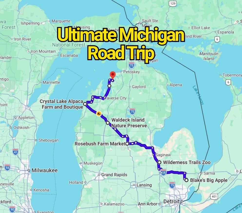 The Ultimate Michigan Road Trip Map Through Countryside Spots Most Visitors Never See