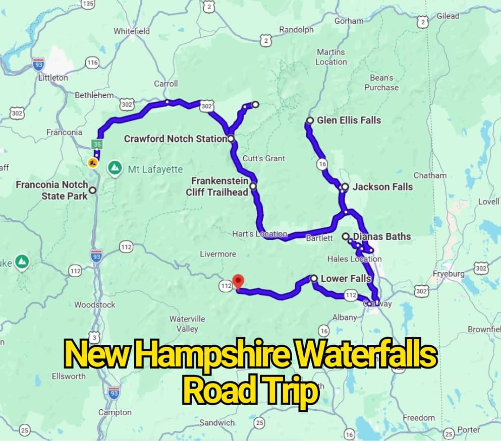 The Ultimate New Hampshire Waterfalls Road Trip Map Adventure You’ll Regret Missing