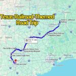 The Ultimate Texas Railroad-Themed Road Trip Map That Train Lovers Can’t Miss
