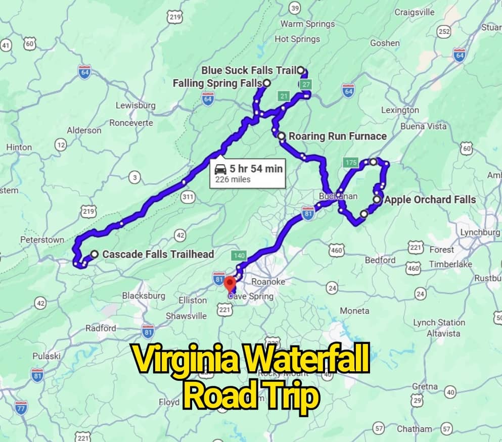 The Ultimate Virginia Waterfall Road Trip Map That Will Take You to the State’s Most Scenic Spots