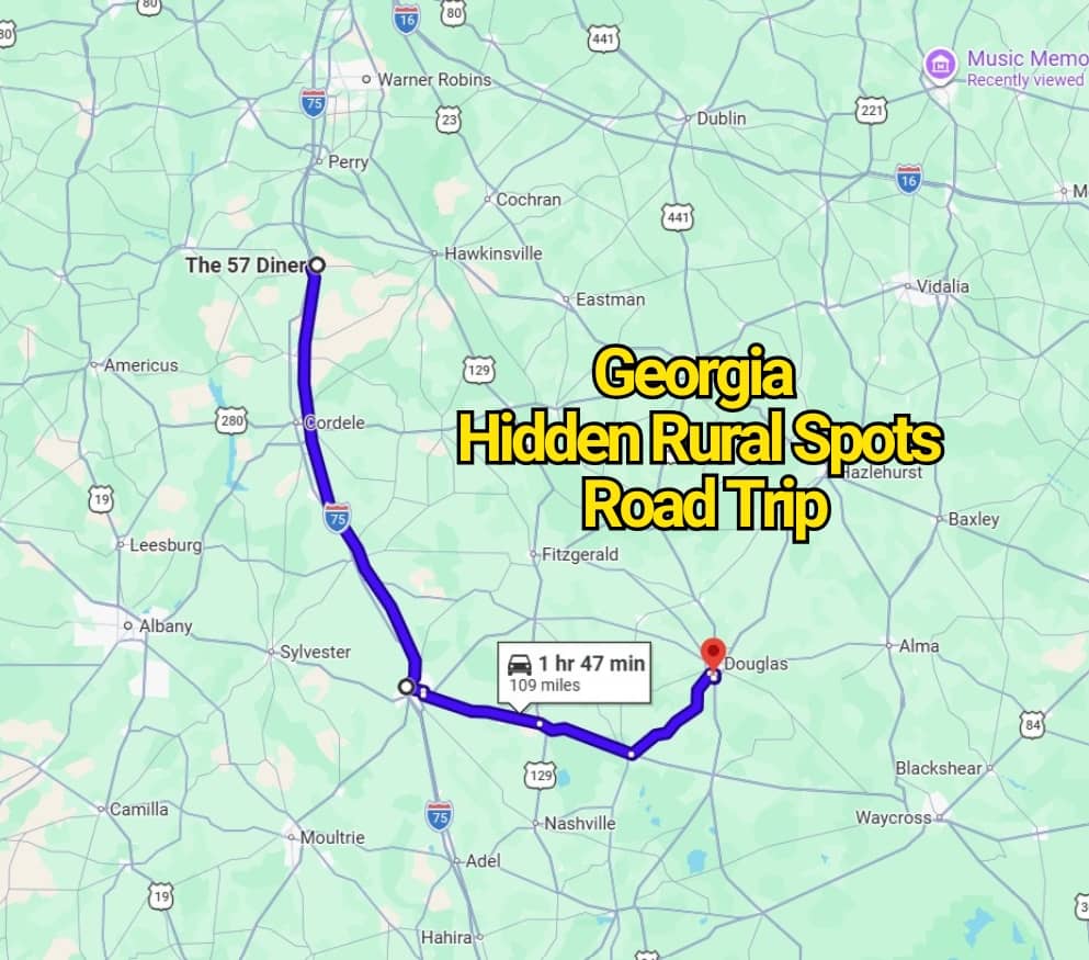 This Georgia Road Trip Map Reveals Hidden Rural Spots You’ve Never Heard Of