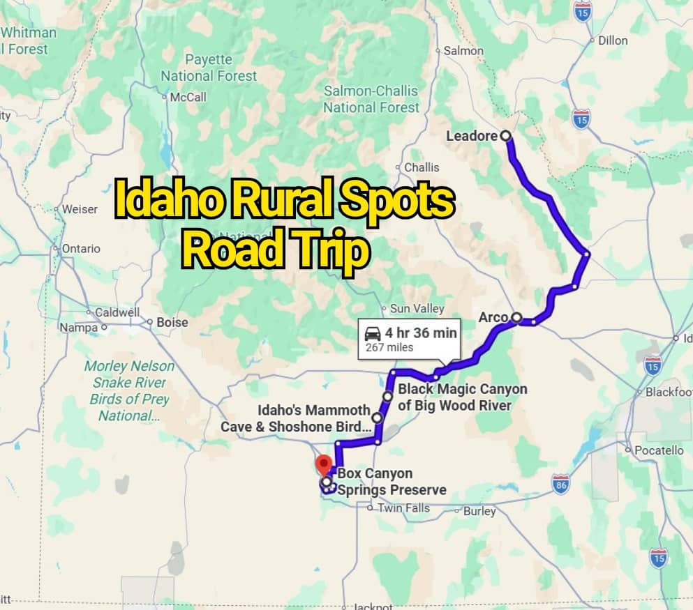 This Idaho Road Trip Map Will Show You the Most Beautiful Rural Spots You’ve Never Heard Of