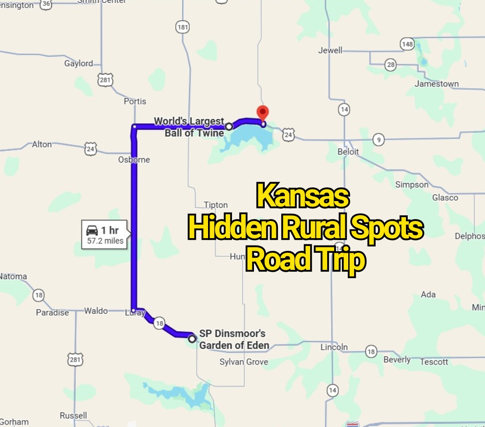 This Kansas Road Trip Map Reveals Hidden Rural Spots You’ve Never Heard Of