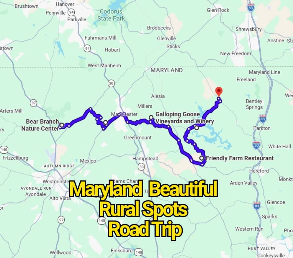 This Maryland Road Trip Map Will Show You the Most Beautiful Rural Spots You’ve Never Heard Of