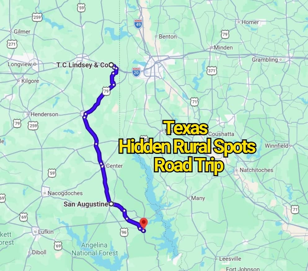 This Texas Road Trip Map Reveals Hidden Rural Spots You’ve Never Heard Of
