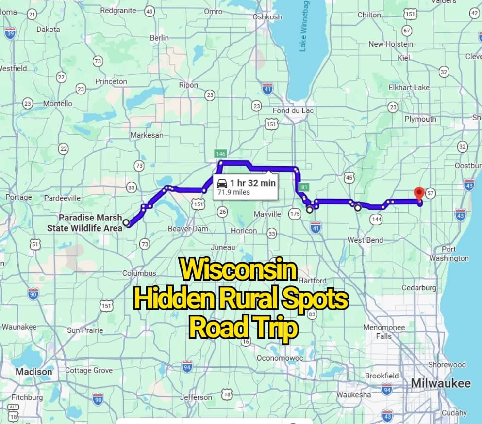 This Wisconsin Road Trip Map Reveals Hidden Rural Spots You’ve Never Heard Of
