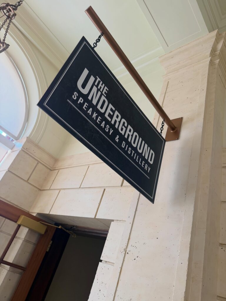 Underground Speakeasy Drink Beneath the Mob Museum