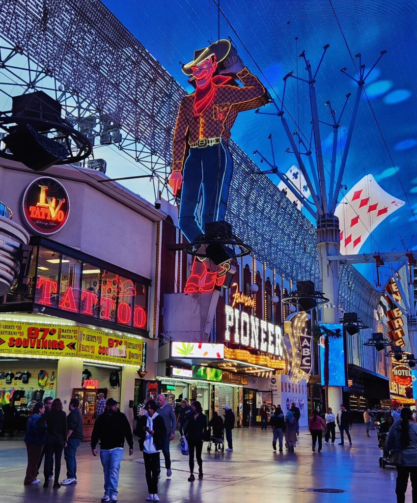 Vegas Vic: Snap a Photo With Fremont Street’s Neon Cowboy