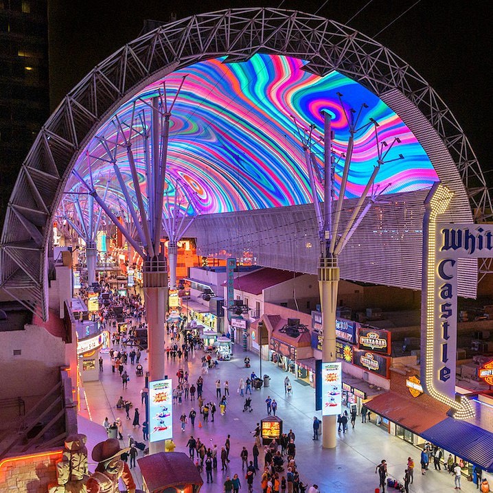 Viva Vision Light Show: Watch Fremont Street Glow Overhead
