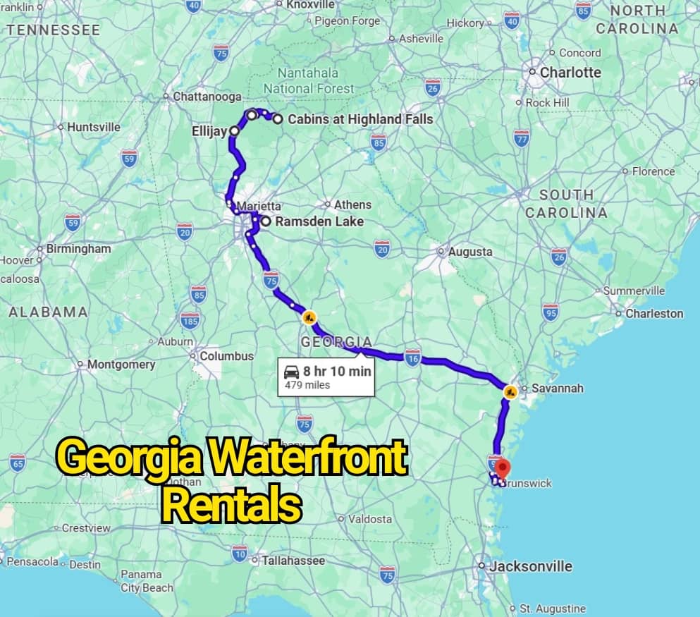 You Won’t Believe These Georgia Waterfront Rentals Exist Until You See Them