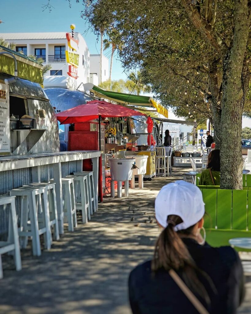 Airstream Row Casual Bites and Iconic Food Trucks in Seaside